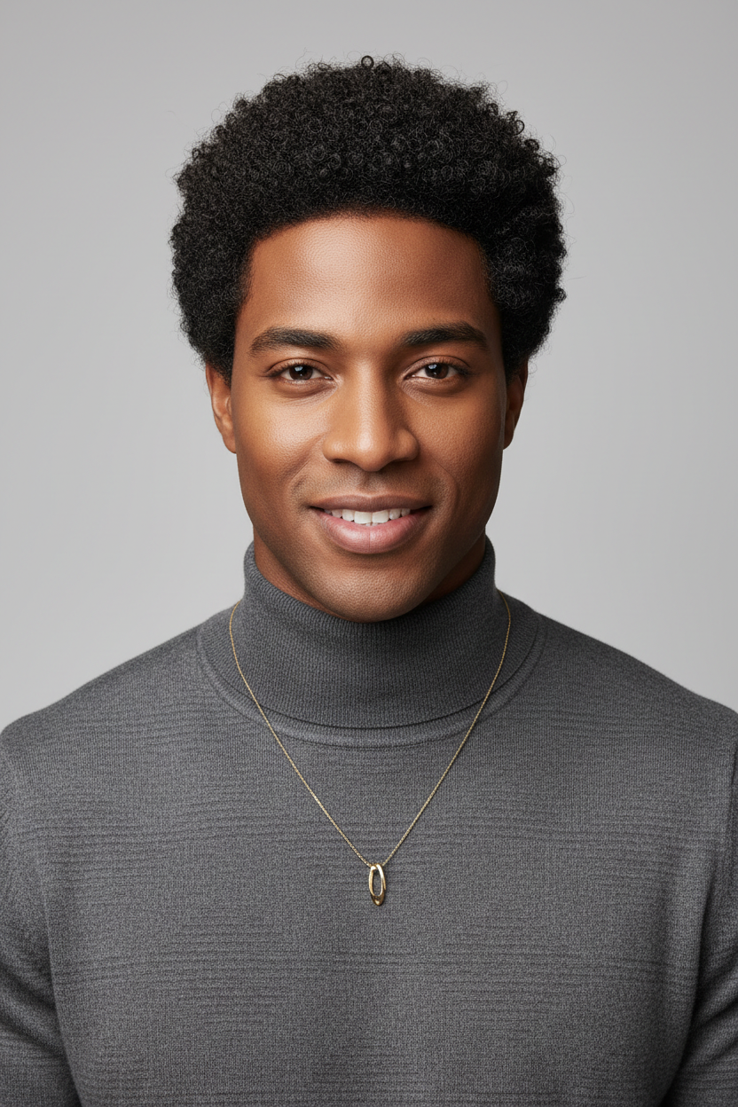 Perruque Homme cheveux naturels portée avec élégance